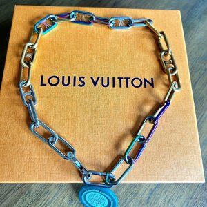 COPY - Louis Vuitton Signature Chain Necklace Multi